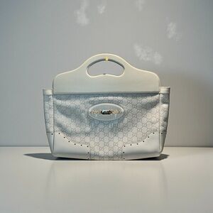 Gucci Cream Monogram Tote